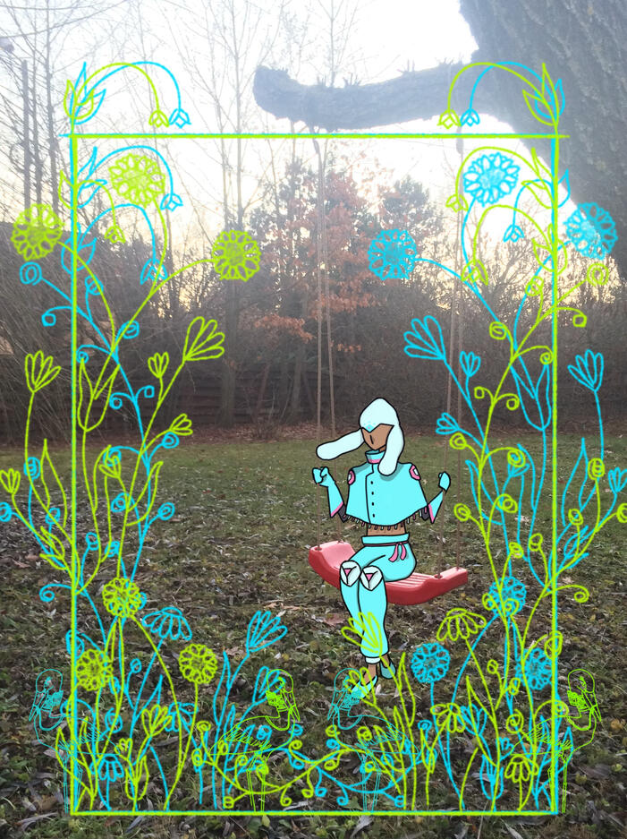 The Yard, 2021, Original Artwork