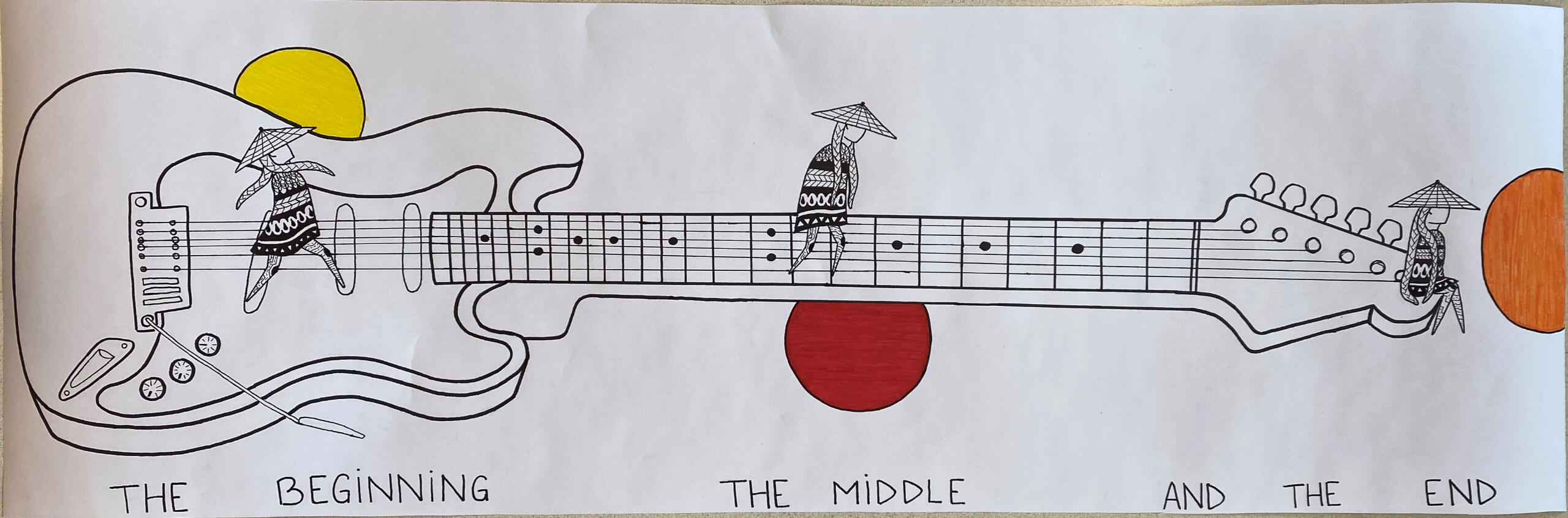 Frets of a Life Span, 2021, Original artwork