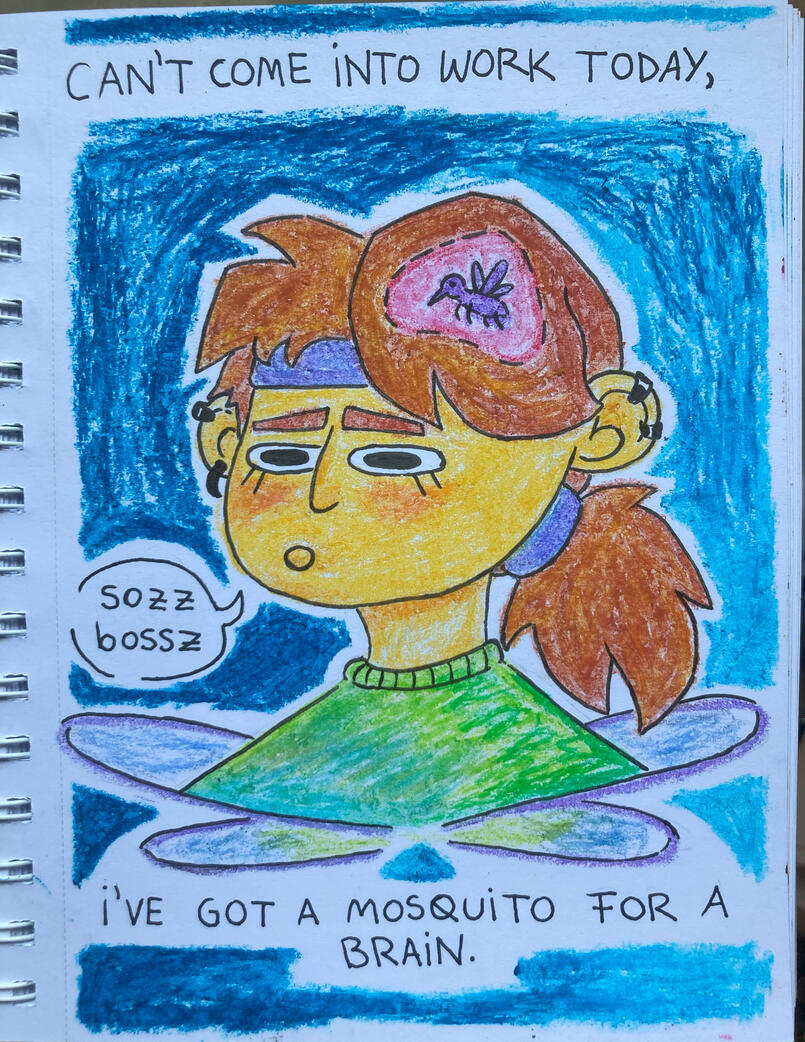 Untitled Sketch (Oil Pastels)